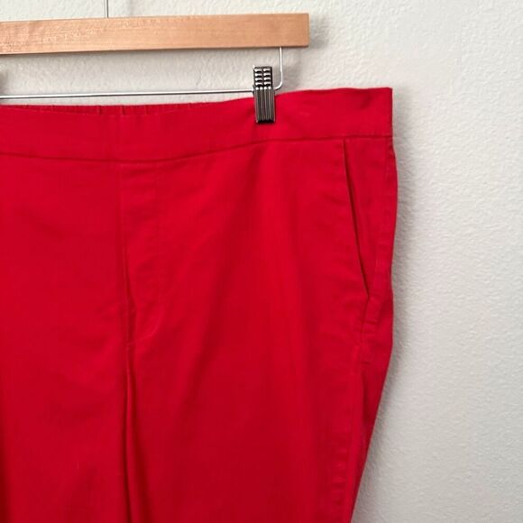 KUT FROM THE KLOTH | Tapered Trouser Cropped Cherry Red Ankle Pull On Pants | 16 - Picture 4 of 9